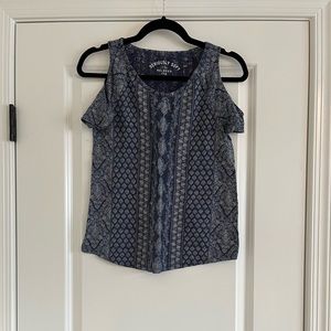 Aeropostale Seriously Soft Relaxed Cold Shoulder Top